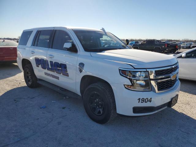 1GNLCDEC3KR297253 - 2019 CHEVROLET TAHOE POLICE WHITE photo 4