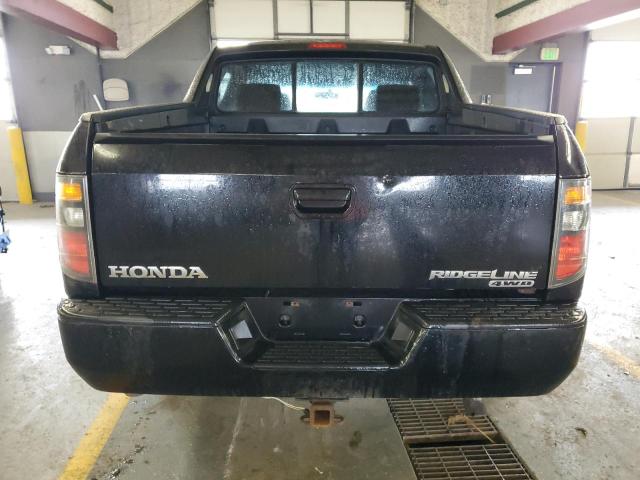 2HJYK16457H539874 - 2007 HONDA RIDGELINE RTS BLACK photo 6