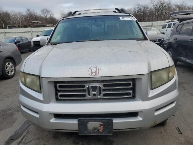 2HJYK16507H544263 - 2007 HONDA RIDGELINE RTL SILVER photo 5