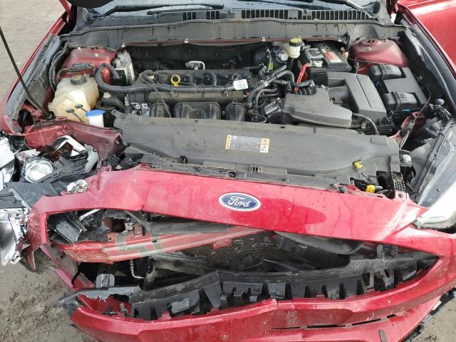 3FA6P0H76HR363170 - 2017 FORD FUSION SE BURGUNDY photo 11