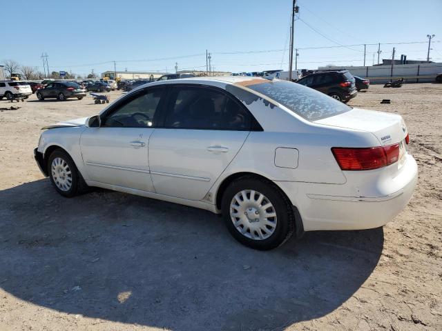 5NPET46C19H465571 - 2009 HYUNDAI SONATA GLS WHITE photo 2