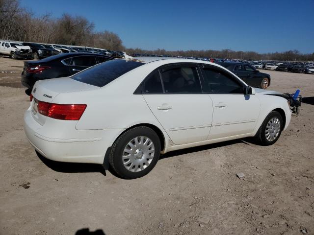 5NPET46C19H465571 - 2009 HYUNDAI SONATA GLS WHITE photo 3