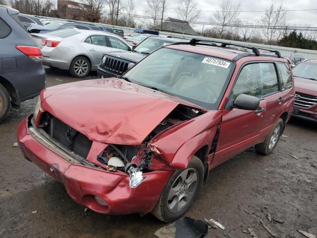 JF1SG65654H710089 - 2004 SUBARU FORESTER 2.5XS RED photo 1