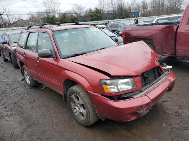 JF1SG65654H710089 - 2004 SUBARU FORESTER 2.5XS RED photo 4