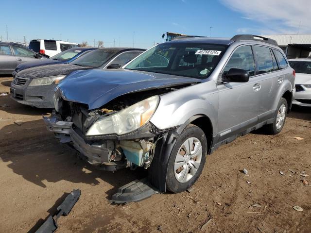 4S4BRCAC7B3360954 - 2011 SUBARU OUTBACK 2.5I SILVER photo 1