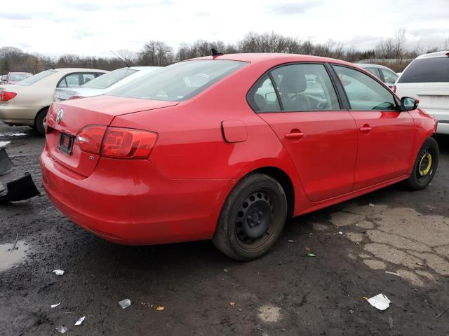 3VWD17AJ9EM312009 - 2014 VOLKSWAGEN JETTA SE RED photo 3