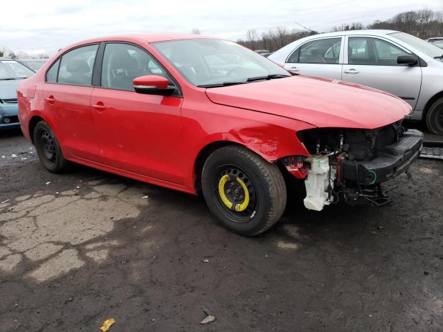 3VWD17AJ9EM312009 - 2014 VOLKSWAGEN JETTA SE RED photo 4