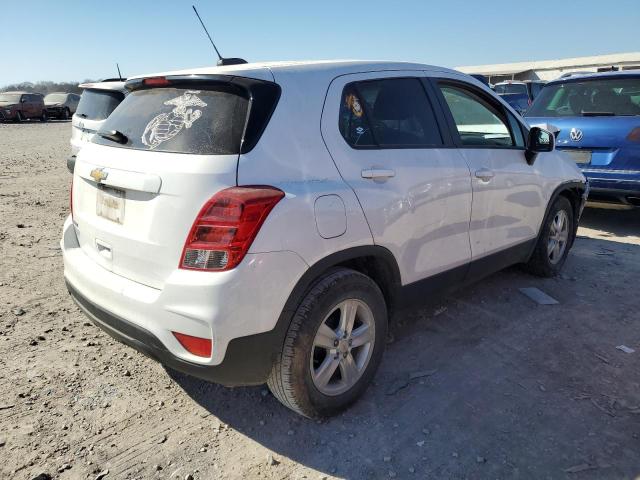 KL7CJKSB7LB049559 - 2020 CHEVROLET TRAX LS WHITE photo 3