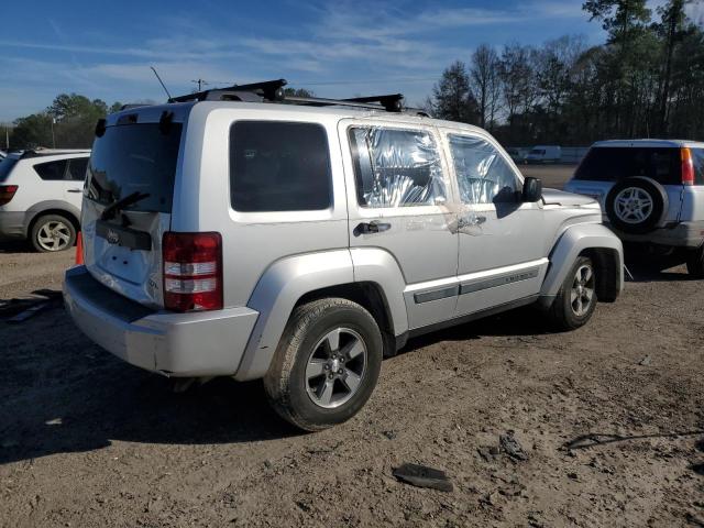 1J8GP28K08W103559 - 2008 JEEP LIBERTY SPORT SILVER photo 3