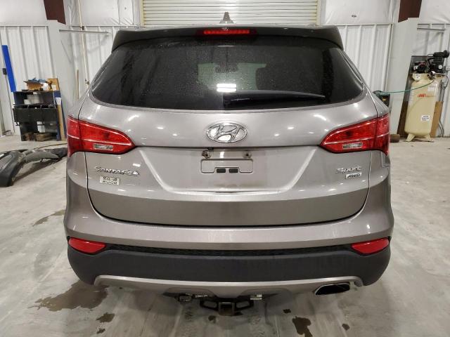 5XYZUDLB6FG285645 - 2015 HYUNDAI SANTA FE S GRAY photo 6