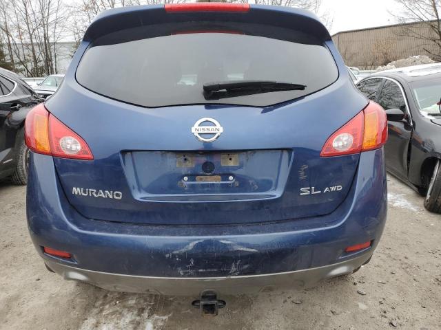 JN8AZ18W29W212602 - 2009 NISSAN MURANO S BLUE photo 6