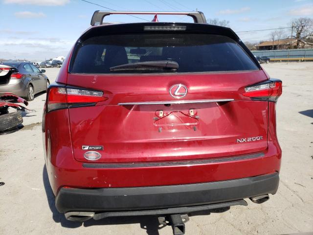 JTJYARBZ3G2034767 - 2016 LEXUS NX 200T BASE RED photo 6