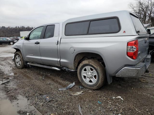 5TFUM5F18EX058617 - 2014 TOYOTA TUNDRA DOUBLE CAB SR/SR5 SILVER photo 2