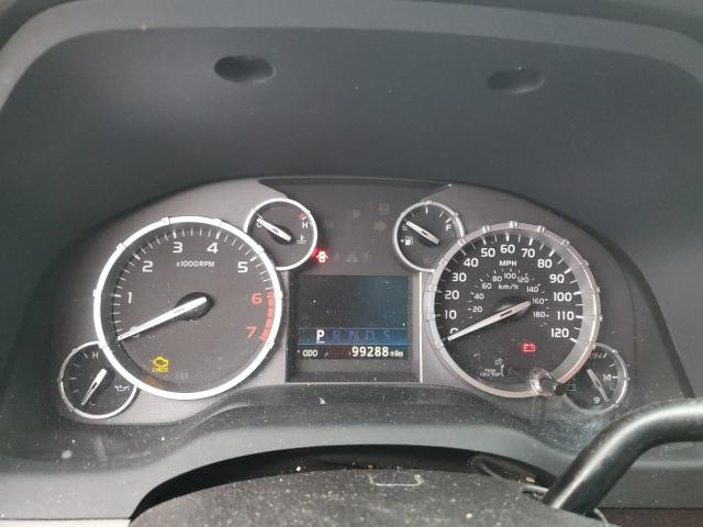 5TFUM5F18EX058617 - 2014 TOYOTA TUNDRA DOUBLE CAB SR/SR5 SILVER photo 9