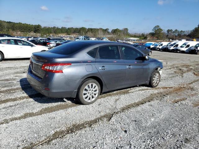 3N1AB7AP5FY331354 - 2015 NISSAN SENTRA S GRAY photo 3