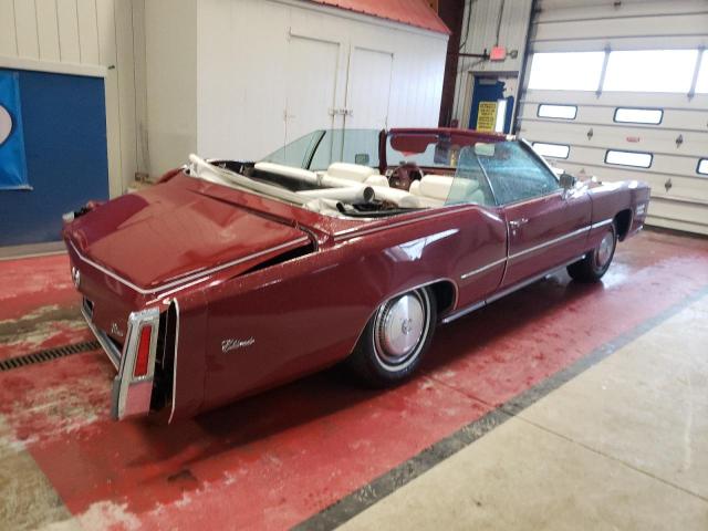 6L67S5Q412073 - 1975 CADILLAC ELDORADO RED photo 3