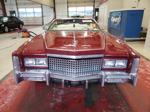 6L67S5Q412073 - 1975 CADILLAC ELDORADO RED photo 5