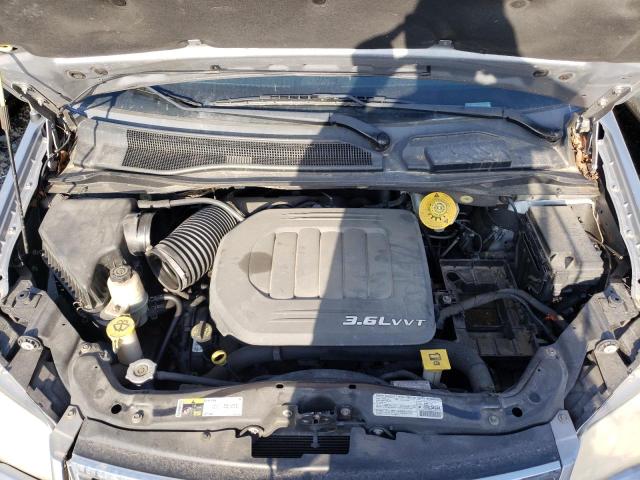 2C4RC1BG5DR745403 - 2013 CHRYSLER TOWN & COU TOURING ვერცხლისფერი ფოტო 12