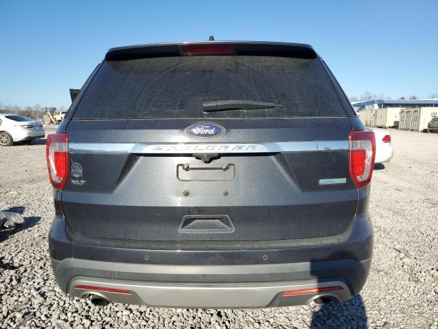 1FM5K7DH2HGA53886 - 2017 FORD EXPLORER XLT BLACK photo 6