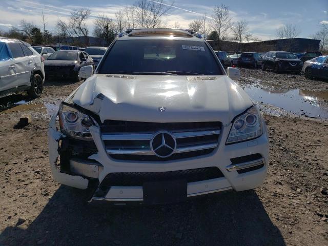 4JGBF7BE0CA790855 - 2012 MERCEDES-BENZ GL 450 4MATIC WHITE photo 5