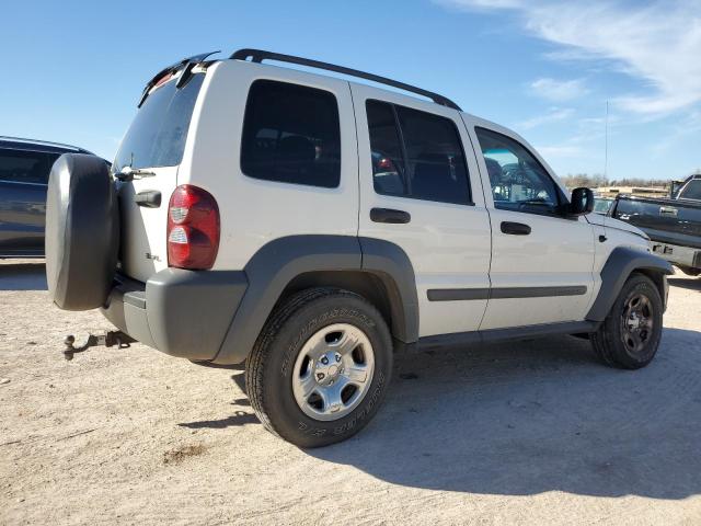 1J4GL48K05W505716 - 2005 JEEP LIBERTY SPORT WHITE photo 3