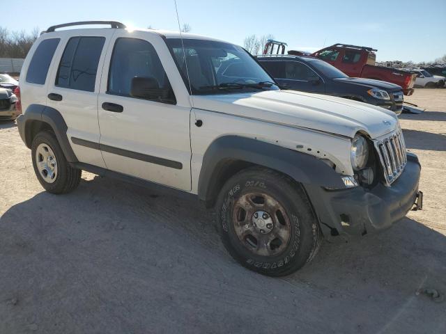 1J4GL48K05W505716 - 2005 JEEP LIBERTY SPORT WHITE photo 4