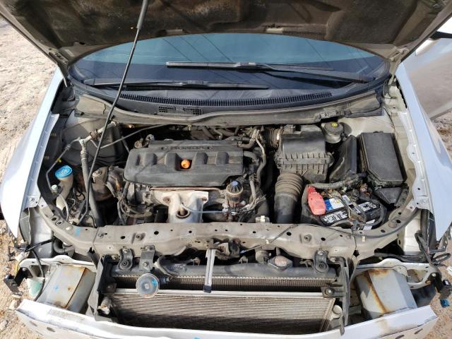 2HGFG3B03CH503107 - 2012 HONDA CIVIC EXL ვერცხლისფერი ფოტო 11