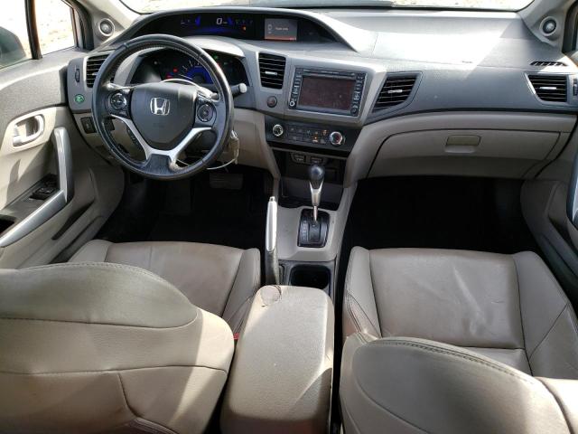 2HGFG3B03CH503107 - 2012 HONDA CIVIC EXL ვერცხლისფერი ფოტო 8