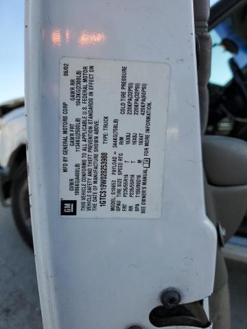 1GTCS19W028253988 - 2002 GMC SONOMA WHITE photo 12