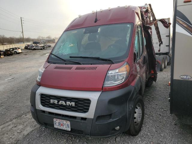 3C6MRVJG1NE106950 - 2022 RAM PROMASTER 3500 HIGH ბურგუნდია ფოტო 1