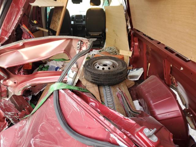 3C6MRVJG1NE106950 - 2022 RAM PROMASTER 3500 HIGH ბურგუნდია ფოტო 10