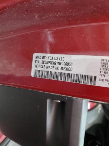 3C6MRVJG1NE106950 - 2022 RAM PROMASTER 3500 HIGH ბურგუნდია ფოტო 13