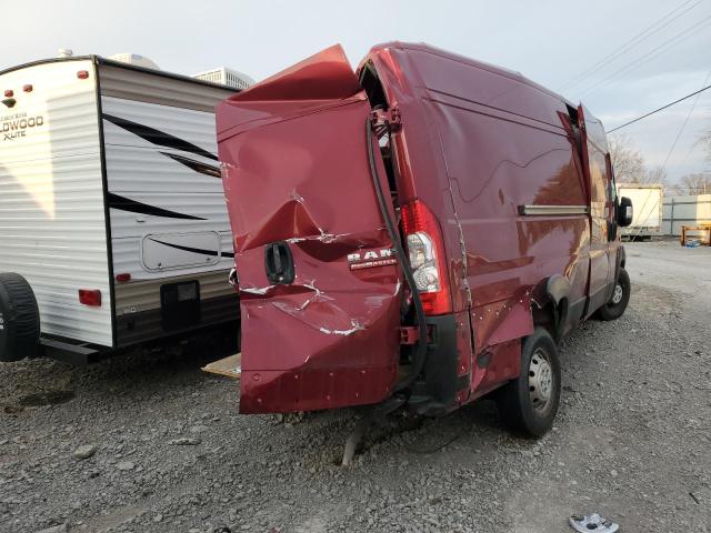 3C6MRVJG1NE106950 - 2022 RAM PROMASTER 3500 HIGH ბურგუნდია ფოტო 3