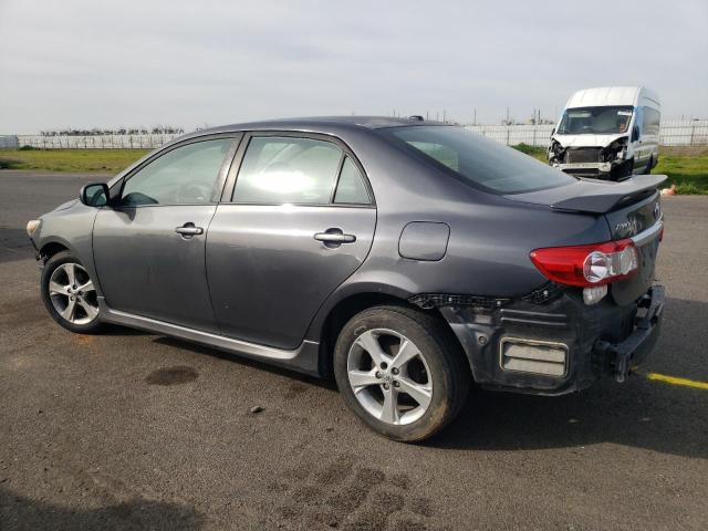 2T1BU4EE2BC607826 - 2011 TOYOTA COROLLA BASE GRAY photo 2