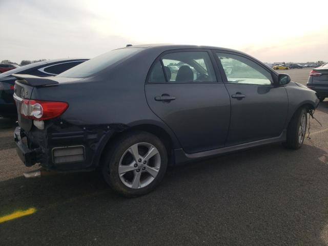2T1BU4EE2BC607826 - 2011 TOYOTA COROLLA BASE GRAY photo 3
