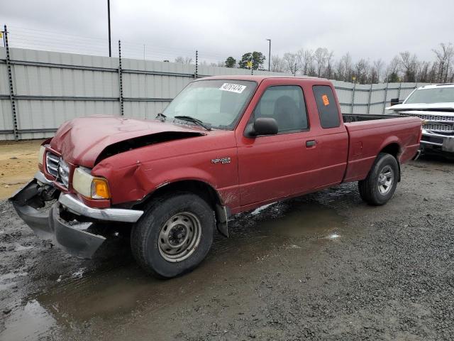 1FTYR44U22PB16758 - 2002 FORD RANGER SUPER CAB RED photo 1