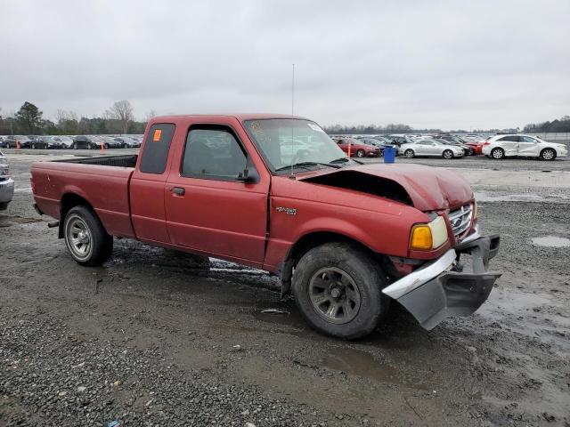 1FTYR44U22PB16758 - 2002 FORD RANGER SUPER CAB RED photo 4