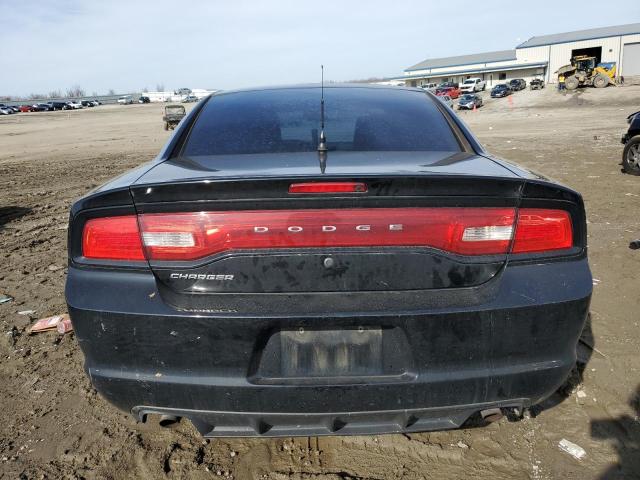 2C3CDXAT5EH348483 - 2014 DODGE CHARGER POLICE BLACK photo 6