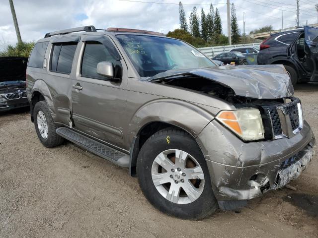 5N1AR18U45C765480 - 2005 NISSAN PATHFINDER LE ბეჟი ფოტო 1