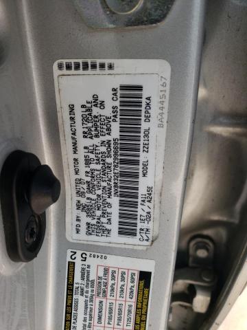 1NXBR32E78Z996695 - 2008 TOYOTA COROLLA CE SILVER photo 12