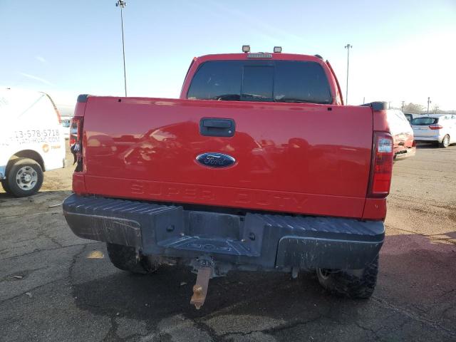 1FTSW21R68ED25587 - 2008 FORD F250 SUPER DUTY RED photo 6