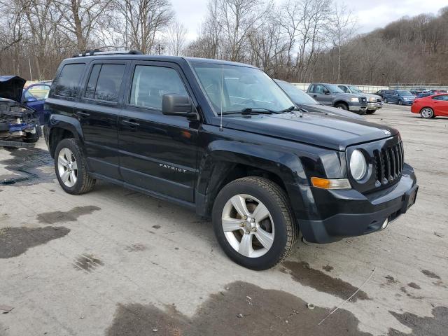 1C4NJRCB6CD630252 - 2012 JEEP PATRIOT LIMITED BLACK photo 4