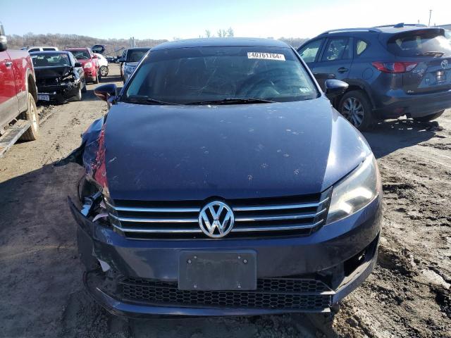 1VWBP7A38CC090858 - 2012 VOLKSWAGEN PASSAT SE BLUE photo 5