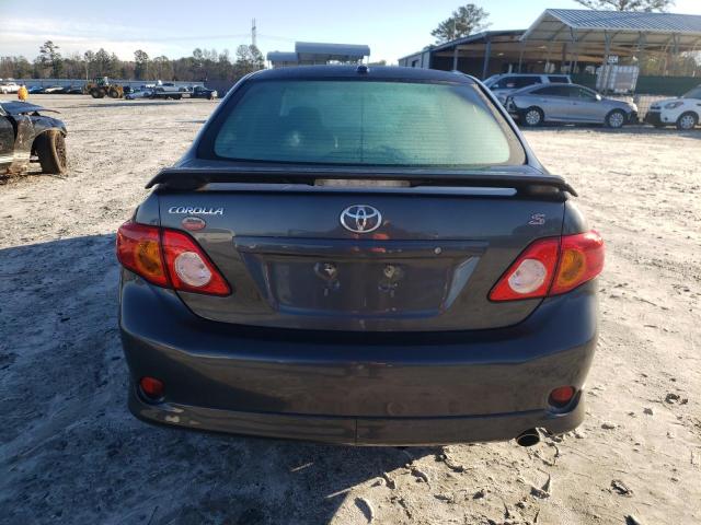 1NXBU4EE8AZ315708 - 2010 TOYOTA COROLLA BASE BLACK photo 6