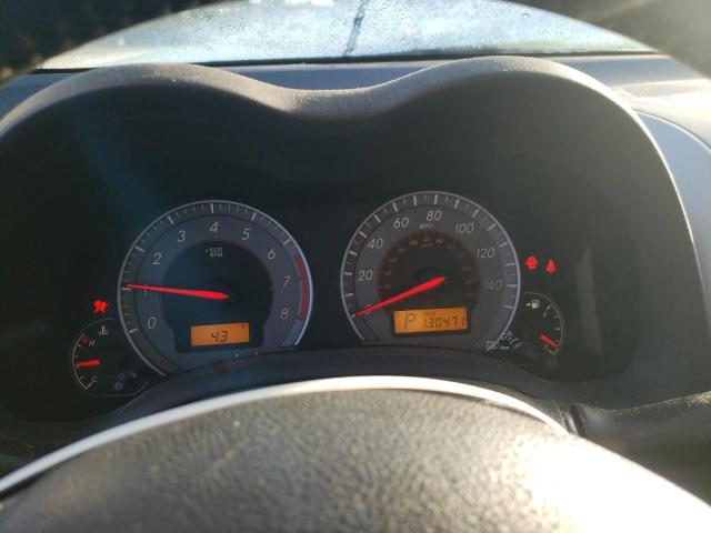 1NXBU4EE8AZ315708 - 2010 TOYOTA COROLLA BASE BLACK photo 9