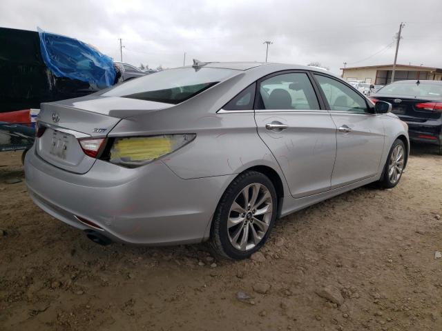 5NPEC4ABXDH532904 - 2013 HYUNDAI SONATA SE SILVER photo 3