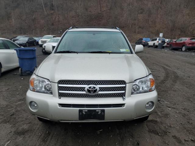 JTEEW21A060025668 - 2006 TOYOTA HIGHLANDER HYBRID SILVER photo 5