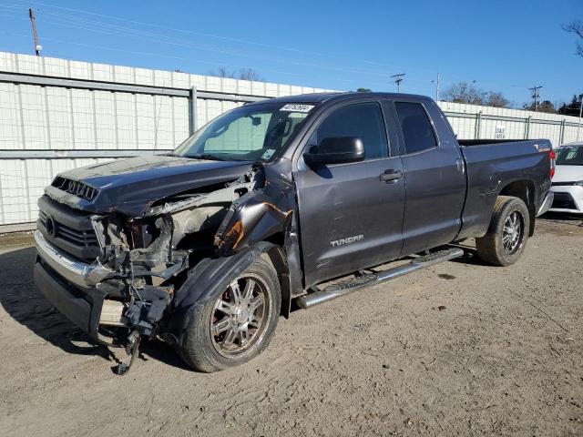 5TFRM5F10EX068354 - 2014 TOYOTA TUNDRA DOUBLE CAB SR/SR5 GRAY photo 1