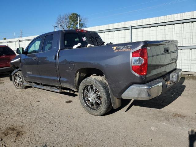 5TFRM5F10EX068354 - 2014 TOYOTA TUNDRA DOUBLE CAB SR/SR5 GRAY photo 2