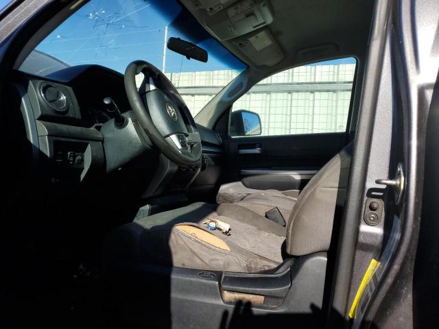 5TFRM5F10EX068354 - 2014 TOYOTA TUNDRA DOUBLE CAB SR/SR5 GRAY photo 7